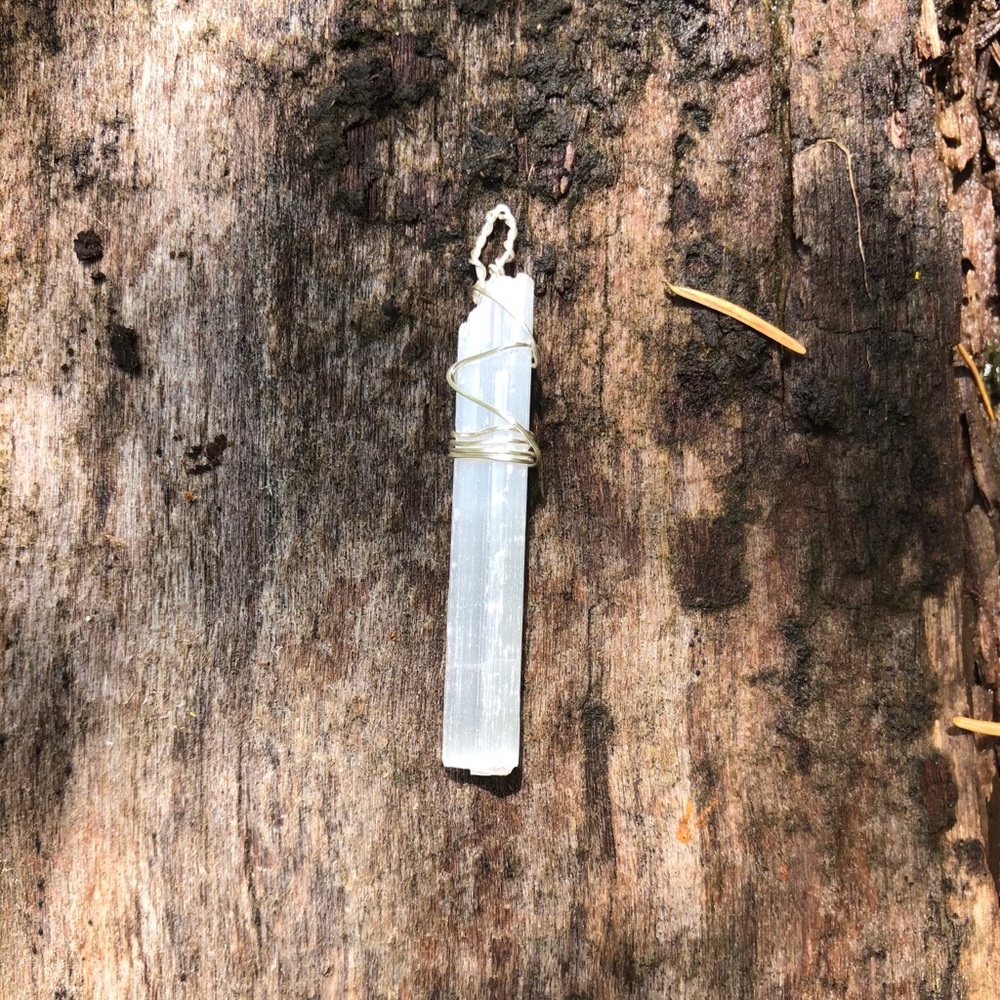 Beautiful Selenite Pendent